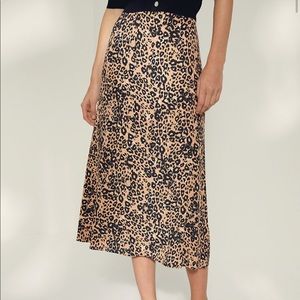 Wilfred Leopard Skirt Mini